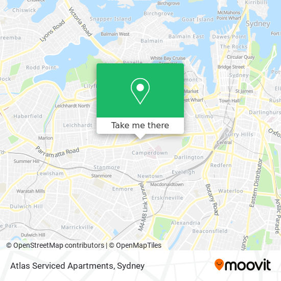 Atlas Serviced Apartments map