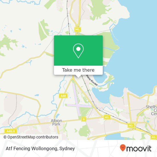 Mapa Atf Fencing Wollongong