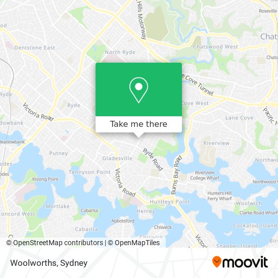 Woolworths map