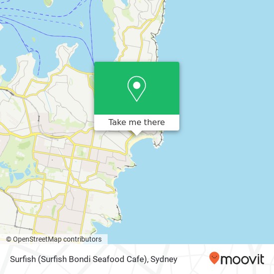 Surfish (Surfish Bondi Seafood Cafe) map
