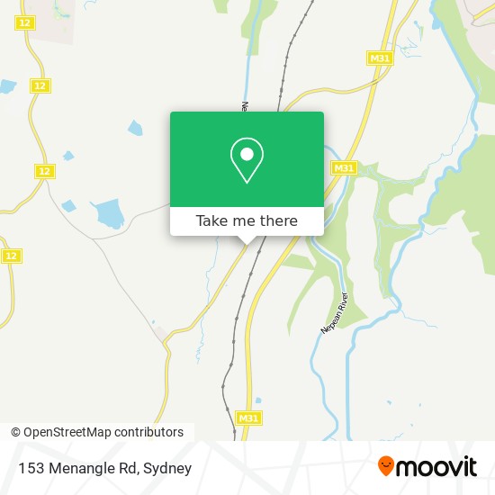 Mapa 153 Menangle Rd