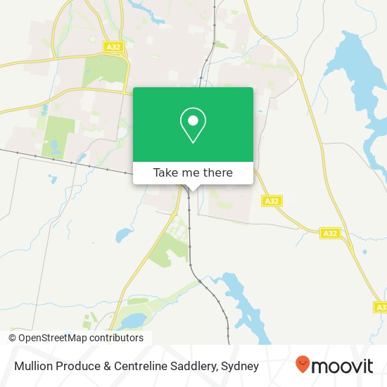 Mapa Mullion Produce & Centreline Saddlery