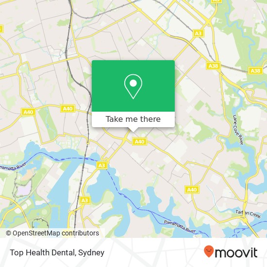 Mapa Top Health Dental