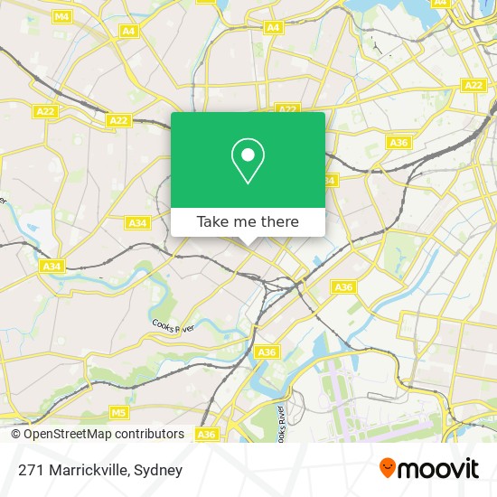 271 Marrickville map