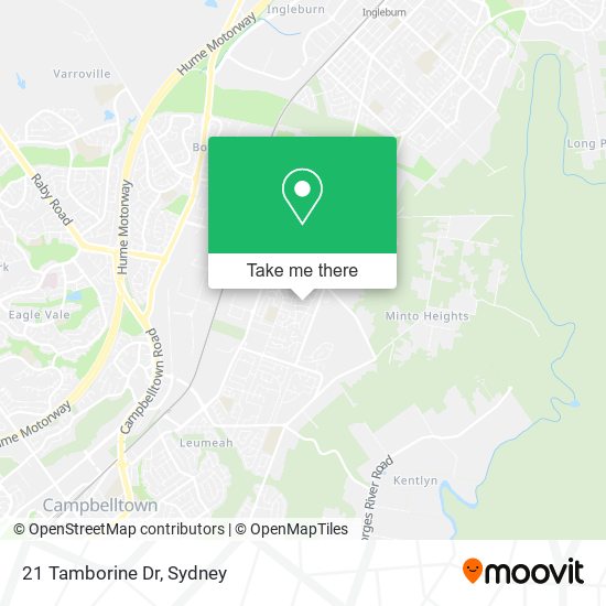 21 Tamborine Dr map