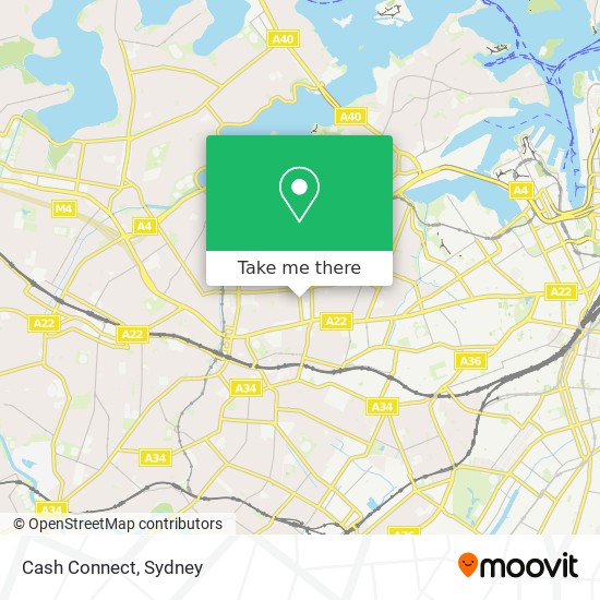 Cash Connect map