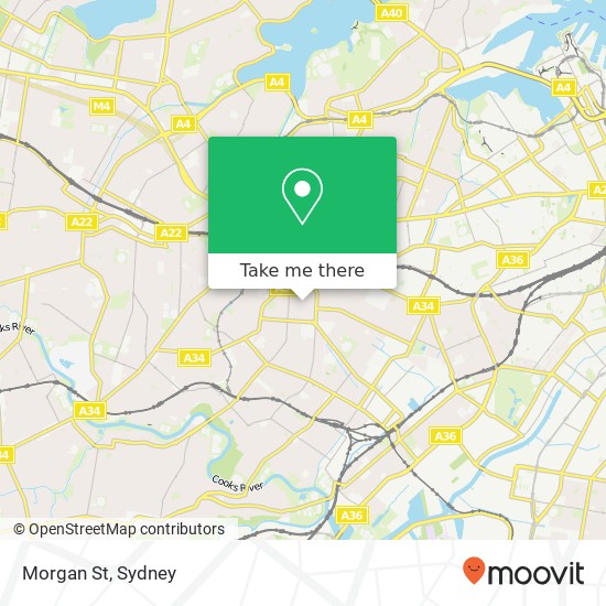 Morgan St map