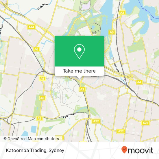 Katoomba Trading map