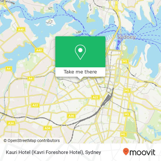 Kauri Hotel (Kavri Foreshore Hotel) map