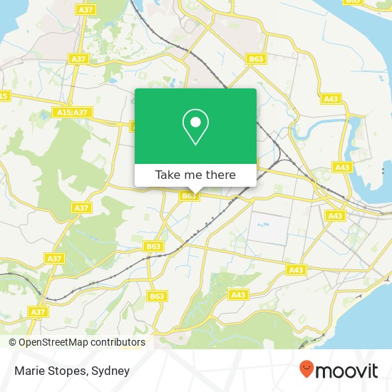 Mapa Marie Stopes