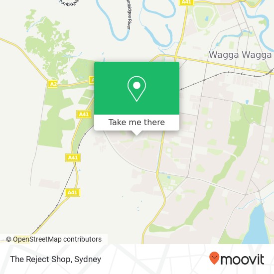 The Reject Shop map