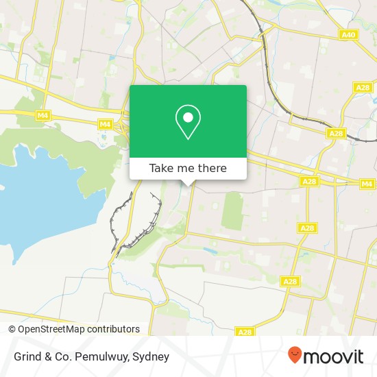 Grind & Co. Pemulwuy map