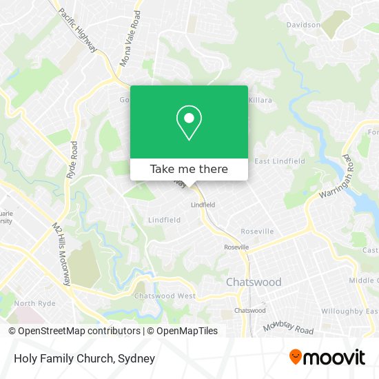 Holy Family Church map