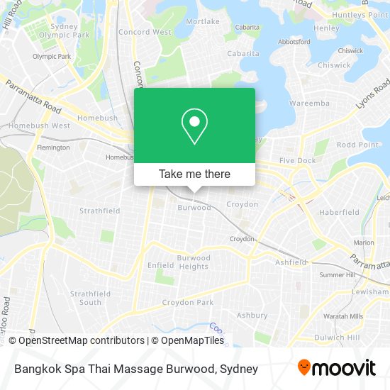 Bangkok Spa Thai Massage Burwood map
