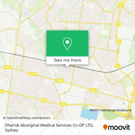 Mapa Dharruk Aboriginal Medical Services Co-OP LTD