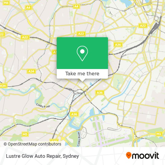 Lustre Glow Auto Repair map