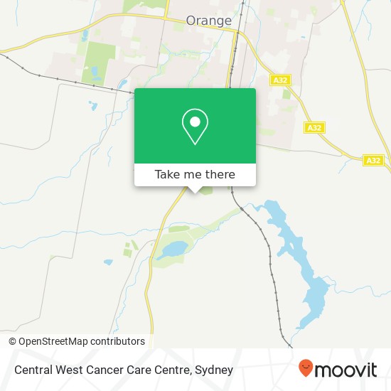 Central West Cancer Care Centre map