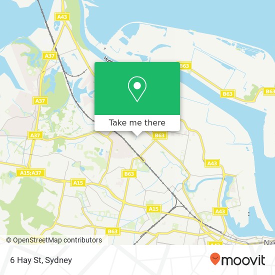 6 Hay St map