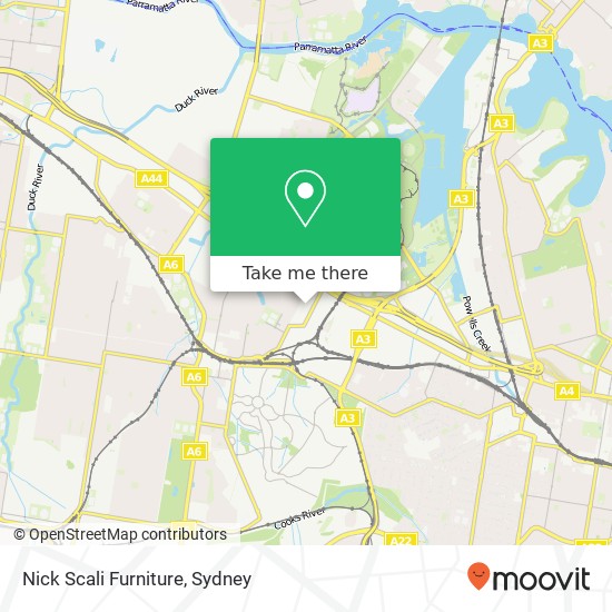 Nick Scali Furniture map