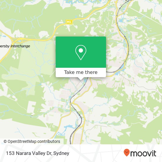 153 Narara Valley Dr map