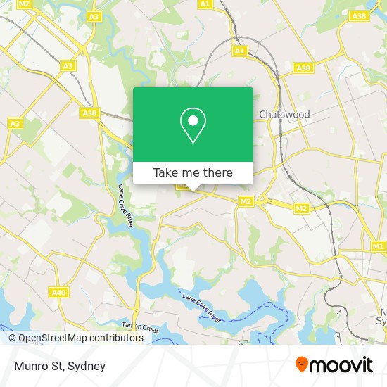 Munro St map