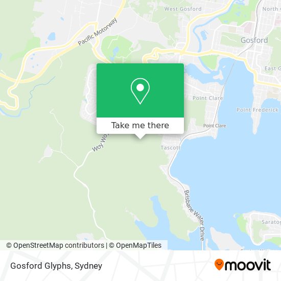 Gosford Glyphs map