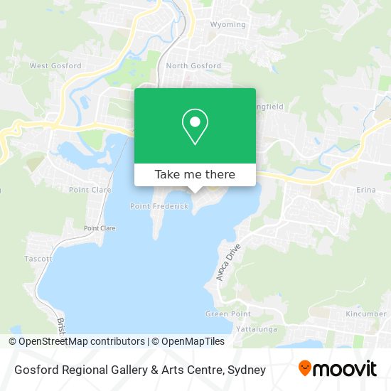 Gosford Regional Gallery & Arts Centre map