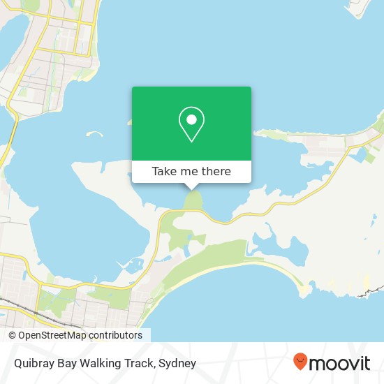 Quibray Bay Walking Track map