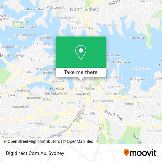 Mapa Digidirect.Com.Au