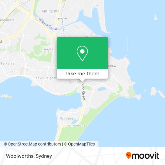 Woolworths map