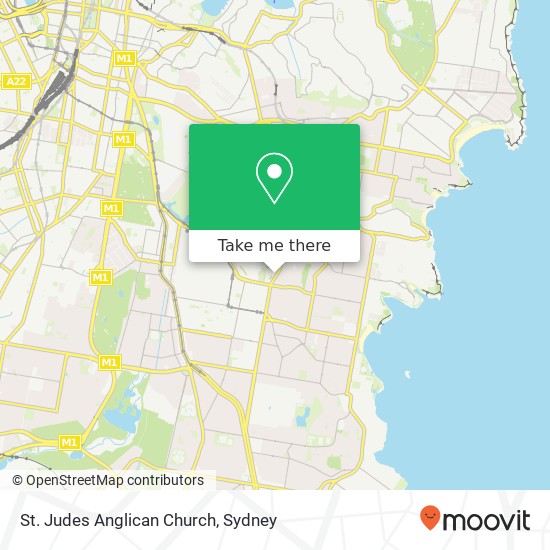 Mapa St. Judes Anglican Church