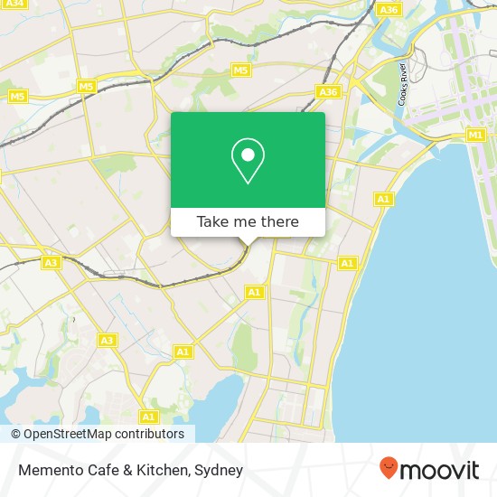 Memento Cafe & Kitchen map