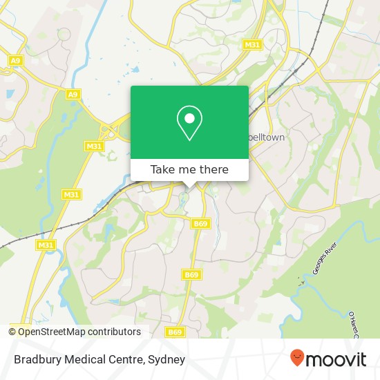 Bradbury Medical Centre map