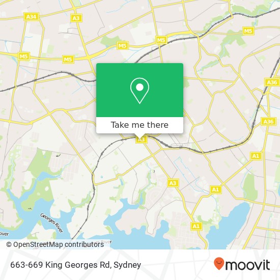 663-669 King Georges Rd map