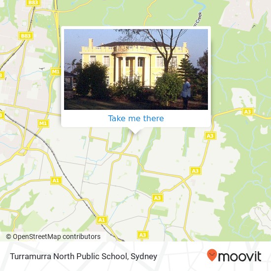 Turramurra North Public School map