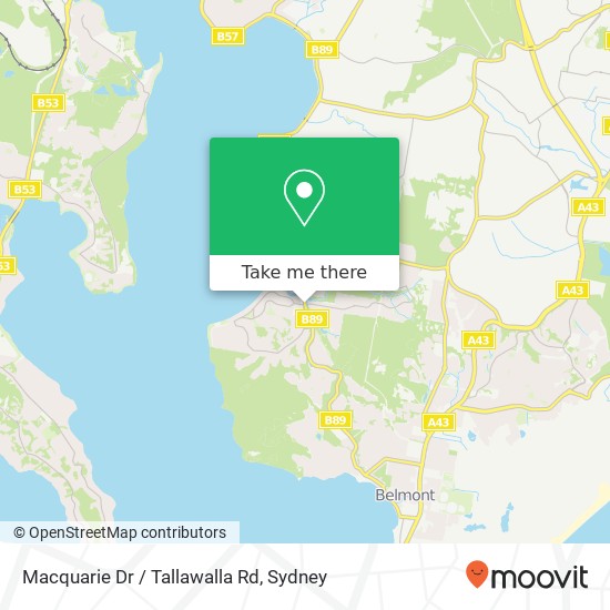 Macquarie Dr / Tallawalla Rd map