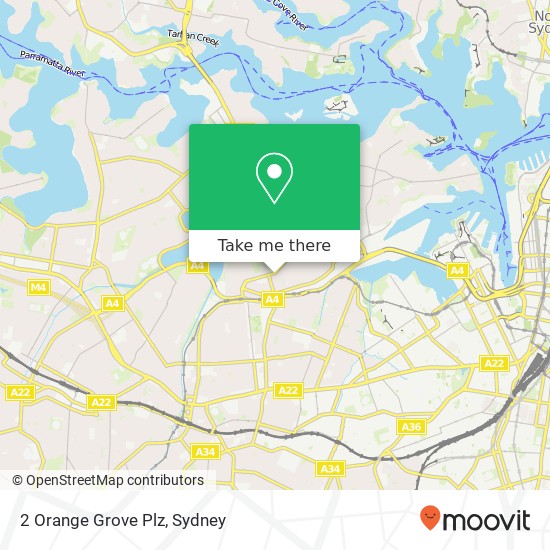 Mapa 2 Orange Grove Plz