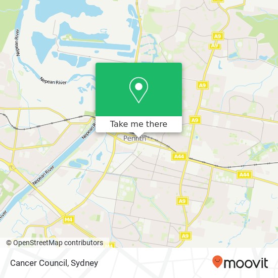 Cancer Council map