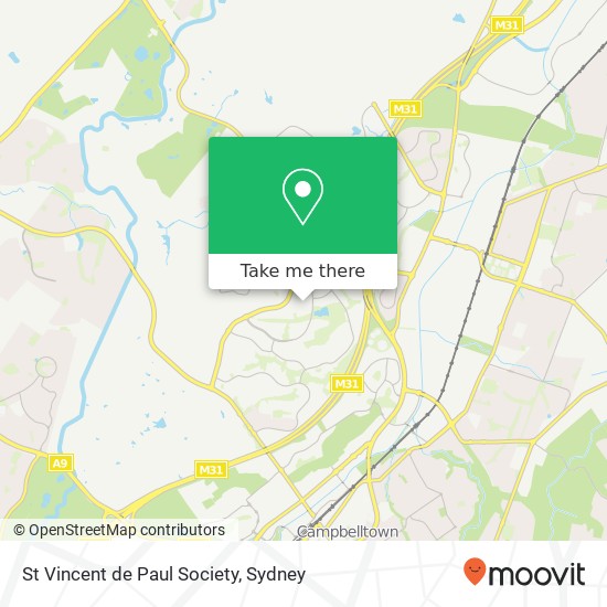 St Vincent de Paul Society map