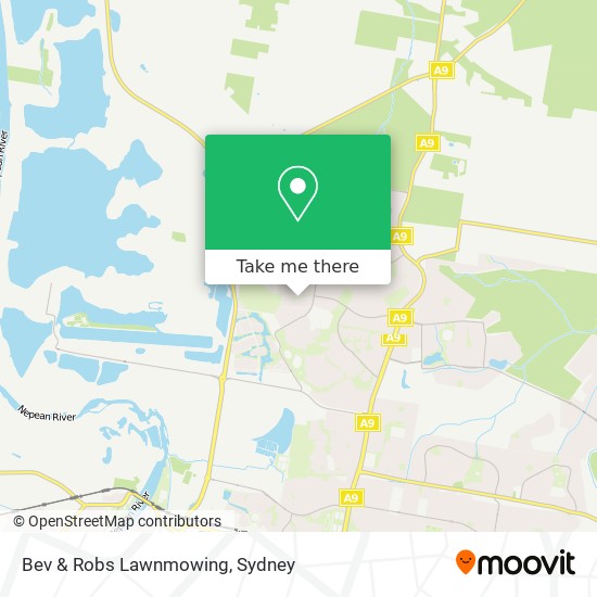 Bev & Robs Lawnmowing map