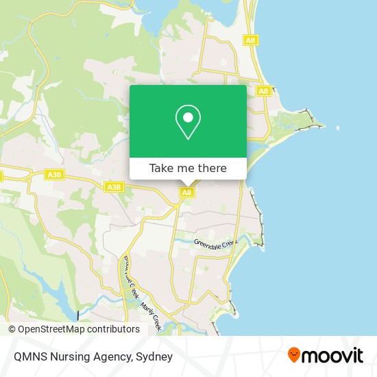 QMNS Nursing Agency map