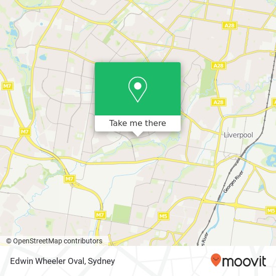 Edwin Wheeler Oval map