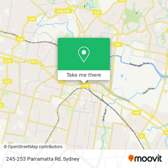 Mapa 245-253 Parramatta Rd