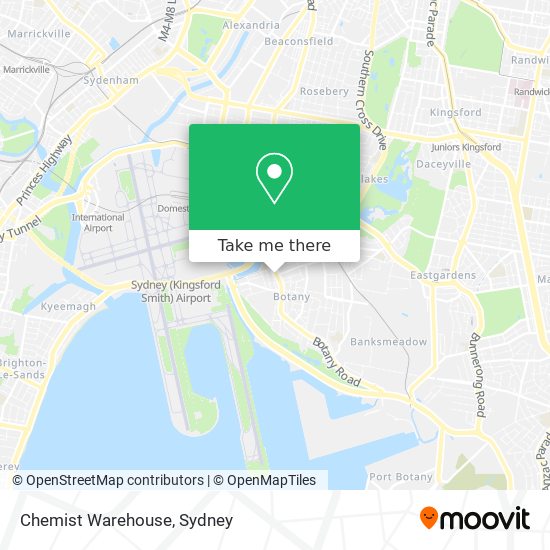 Chemist Warehouse map