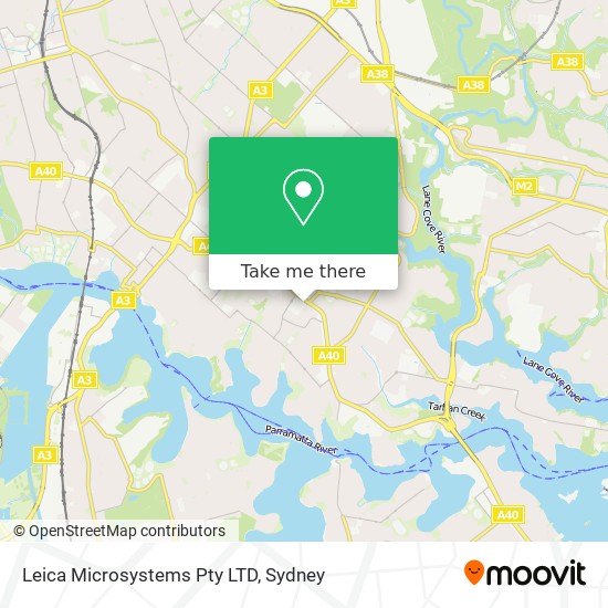 Leica Microsystems Pty LTD map