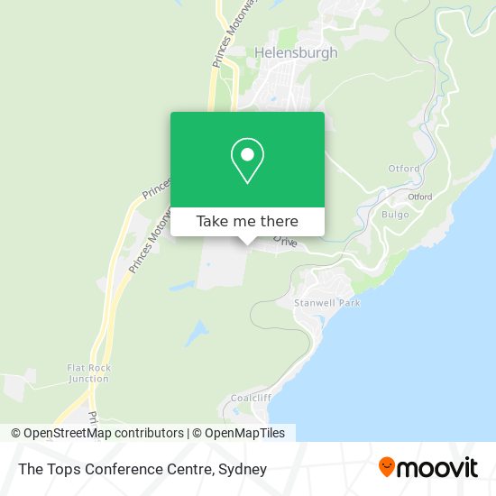 The Tops Conference Centre map