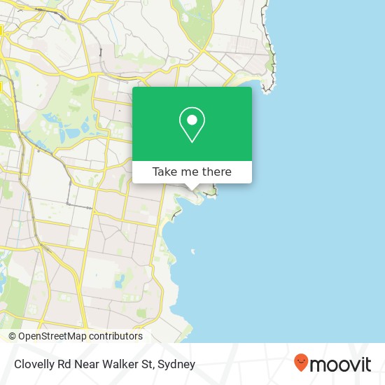 Clovelly Rd Near Walker St map