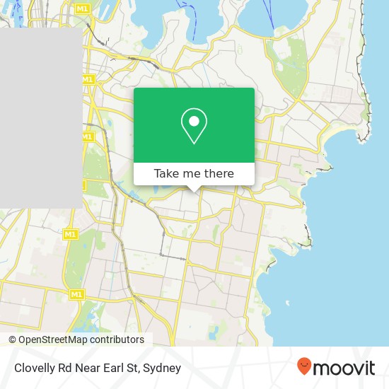 Clovelly Rd Near Earl St map