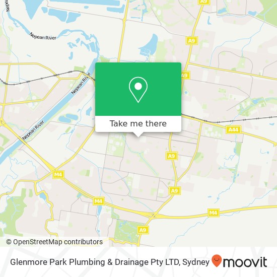 Mapa Glenmore Park Plumbing & Drainage Pty LTD