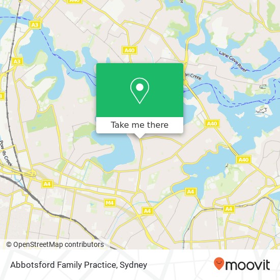 Mapa Abbotsford Family Practice